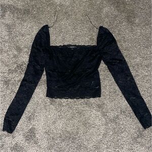 Guess Lace Long-sleeve Top size xs never worn